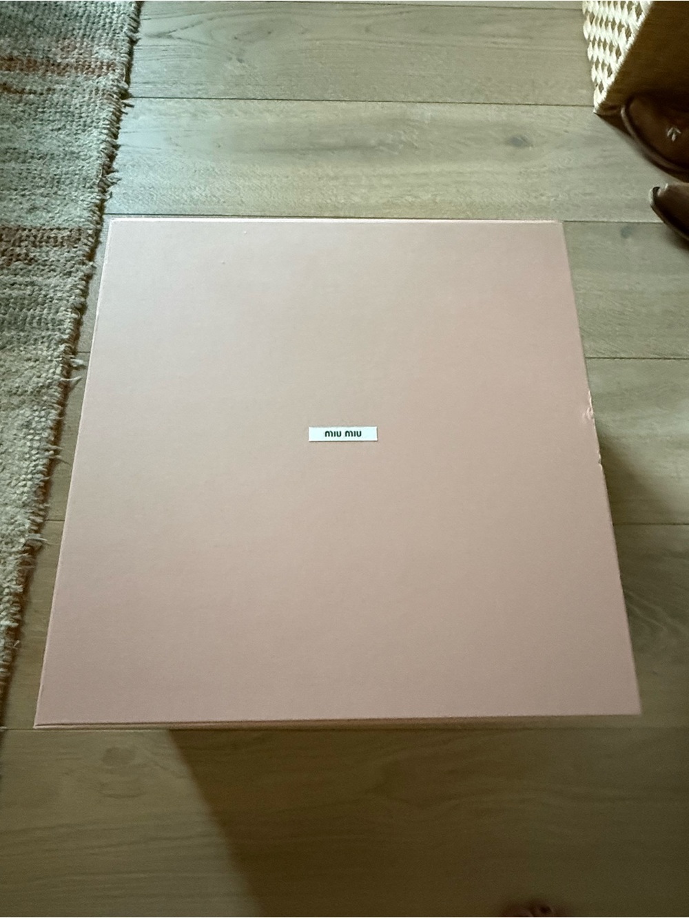 Authentic Miu Miu Empty Gift Box & Dust Bag Set – Large Hobo Size